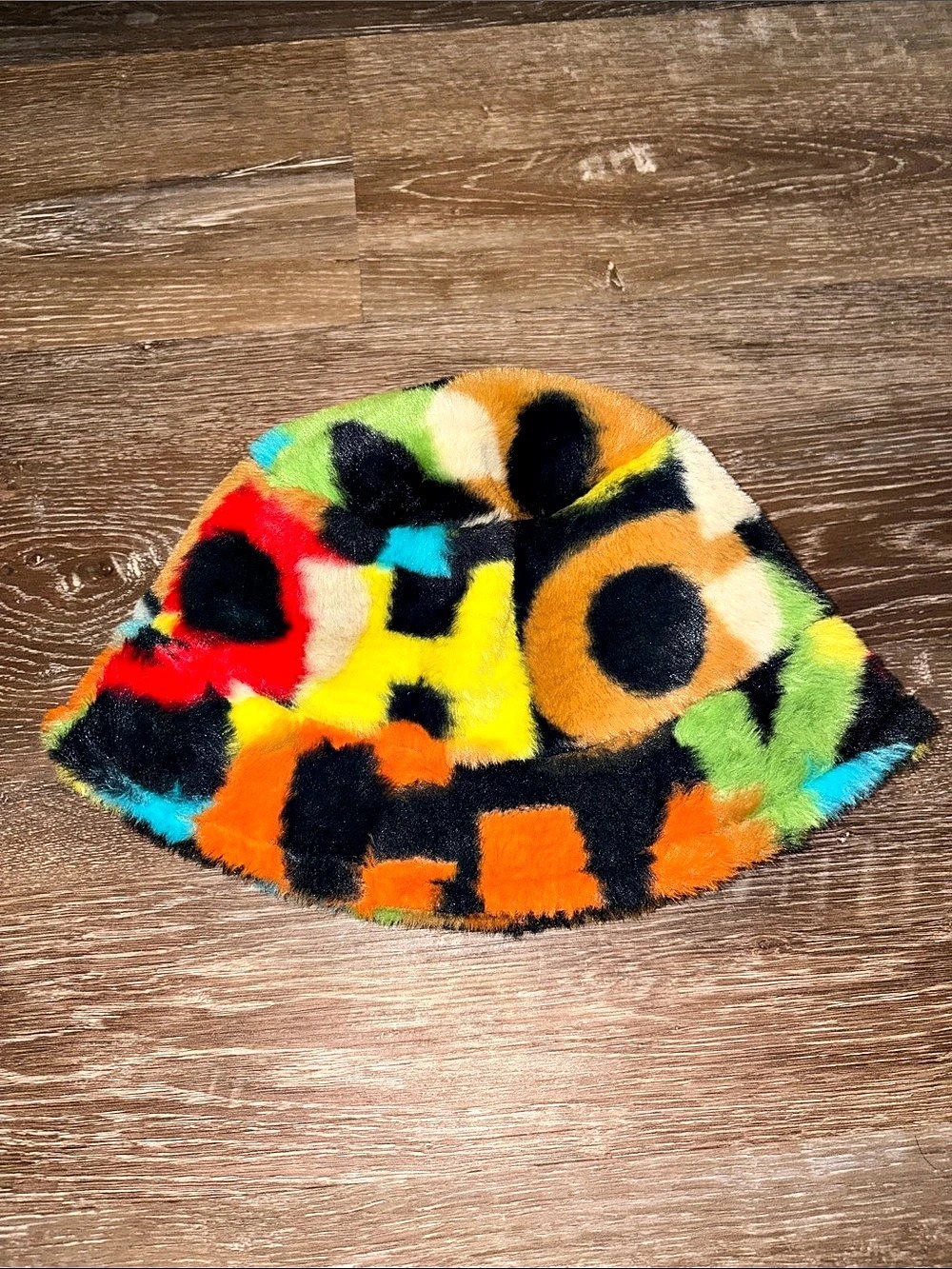 Multicolor Abstract Bucket Hat - Picture 2 of 2
